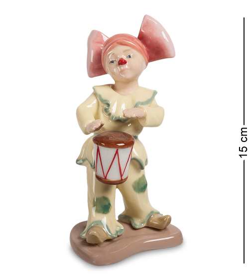 CMS-23/32 Фигурка "Клоунесса с барабаном" (Pavone)