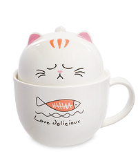 MUG-101/1 Кружка "Забавный котик"
