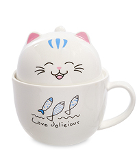 MUG-101/4 Кружка "Забавный котик"