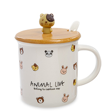 MUG-113/3 Кружка "В мире зверюшек"