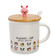 MUG-113/4 Кружка "В мире зверюшек"