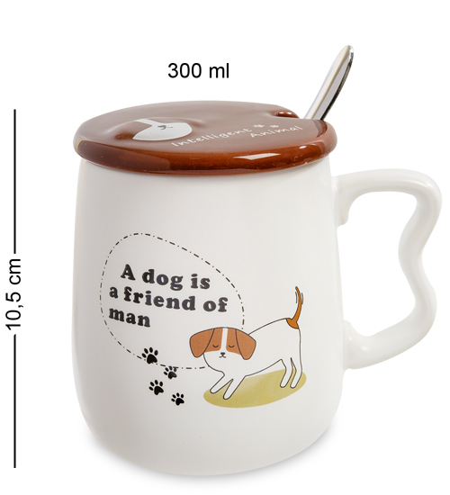 MUG-107/1  Кружка "Собака - друг человека"