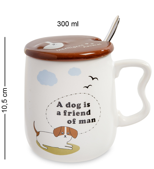 MUG-107/2  Кружка "Собака - друг человека"