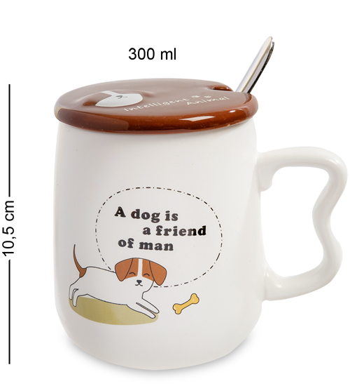 MUG-107/3  Кружка "Собака - друг человека"