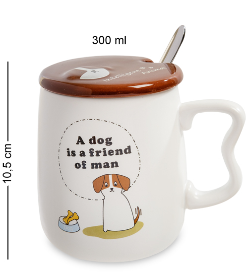 MUG-107/4  Кружка "Собака - друг человека"
