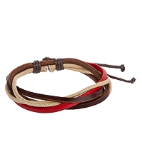 Y-BKB029 Браслет цветной нат.кожа
