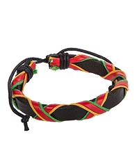 Y-BKB034 Браслет цветной нат.кожа