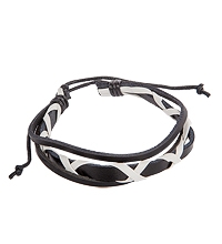 Y-BKB041 Браслет цветной нат.кожа