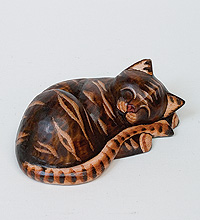 В1-0463 Статуэтки СПЯЩИЙ КОТ, 22 см