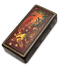 ШК-30/51 Шкатулка Холуй "Жар-птица" Мухин 15,5х7