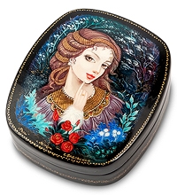 ШК-30/24 Шкатулка Мстера "Розы" Малышева