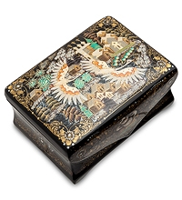 ШК-30/73 Шкатулка Холуй "Русский север 1" Петрова