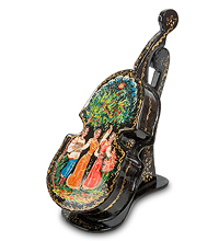 ШК-15/ 7 Шкатулка Мстера "Скрипка"