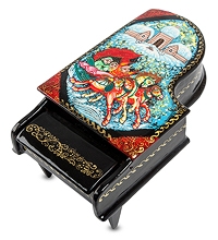 ШК-15/ 5 Шкатулка Мстера "Рояль" сред.