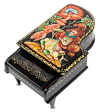 ШК-15/ 5 Шкатулка Мстера "Рояль" сред.