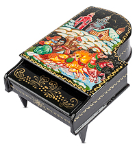 ШК-15/ 6 Шкатулка Мстера "Рояль" бол.