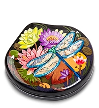 ШК-70/ 7 Шкатулка Федоскино "Стрекоза" исп. Федяева