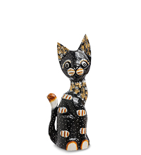 99-122-03 Фигурка "Кошка"  бол. 30 см (албезия, о.Бали)