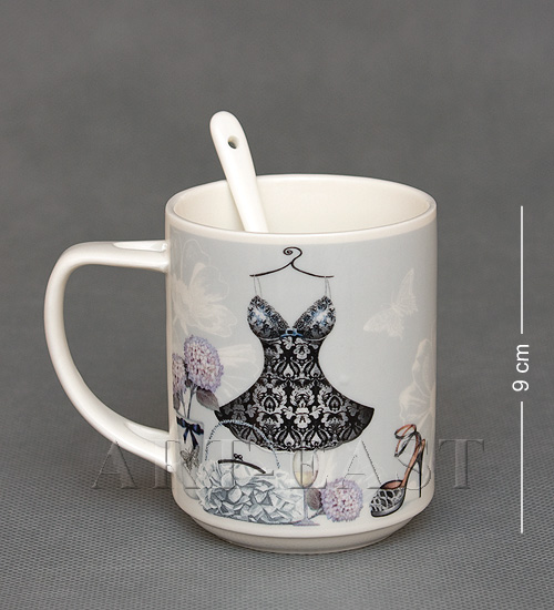 WAB-07-13 Кружка с ложкой