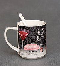 WAB-07-16 Кружка с ложкой