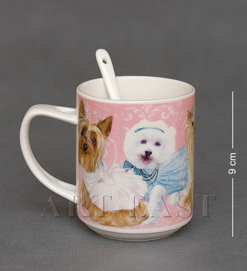 WAB-07-17 Кружка с ложкой