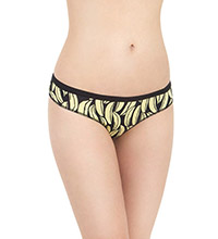 Трусы женские 4722/27, чёрный с рис.