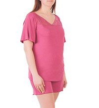 Пижама женская 5169, р.112, рост 170, марсала (Serge)