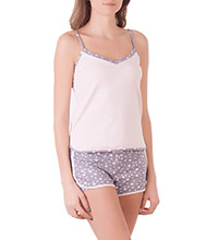 Пижама женская 5646/2, р.092, рост 170, светло-розовый комб. (Serge)