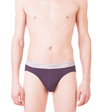 Трусы мужские 7038/2, обхват талии 098, тёмно-баклажановый (Serge)