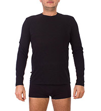 Фуфайка мужская 7551/9, р.108, рост 182-188, чёрный (Serge)