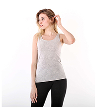 Майка женская 6141, р.088, рост 170, светло-серый меланж (Serge)