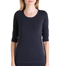 Лонгслив женский 6397/11, р.096, рост 170, тёмно-синий (Serge)