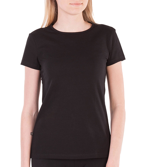 Футболка женская 6367/37, р.112, рост 164, чёрный (Serge)