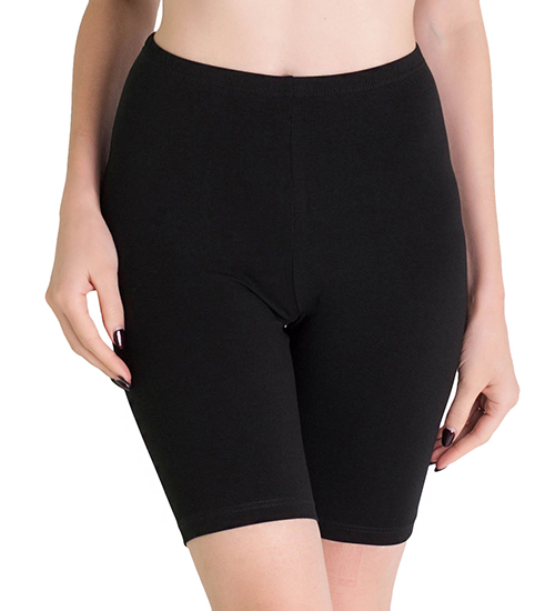 Шорты  удлиненные женские 6603/22, р.106, рост 170-176, черный (Serge)