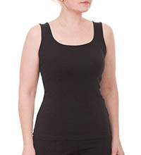 Майка женская 6247/5, р.104, рост 164, чёрный (Serge)