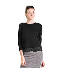 Джемпер женский 0281, р.096, рост 170-176, черный (Serge)