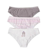 Комплект трусов женских (3 шт) 4580/4, р.090, многоцветный (Serge)