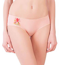 Трусы женские 4525/98, р.090, светло-персиковый с печ. (Serge)