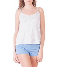 Пижама женская 5684/2, р.092, рост 170, белый с рис. (Serge)