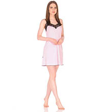 Сорочка ночная женская 8635, р.092, рост 170, розовый с рисунком (Serge)