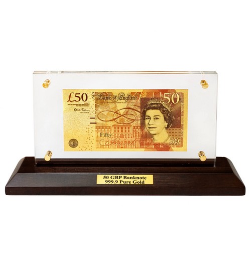 HB- 051 "Банкнота 50 GBP (фунт стерлингов) Англия"