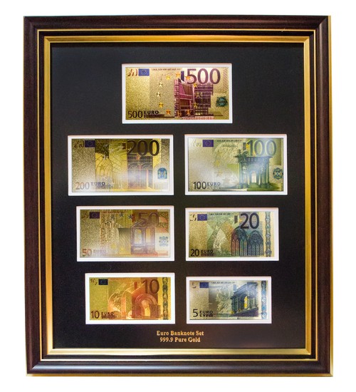 HB- 003 Панно "Все банкноты EUR (евро) Евросоюз"
