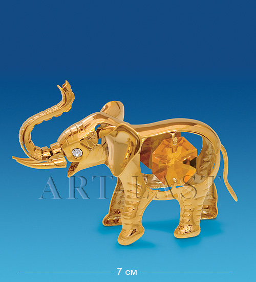 AR-3691/ 2 Фигурка "Слоник мал." с цв.кр. (Юнион)