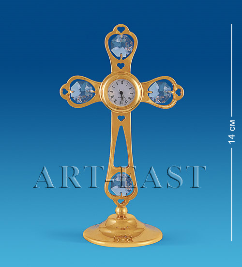 AR-3563/ 5 Фигурка с часами "Крест" (Юнион)
