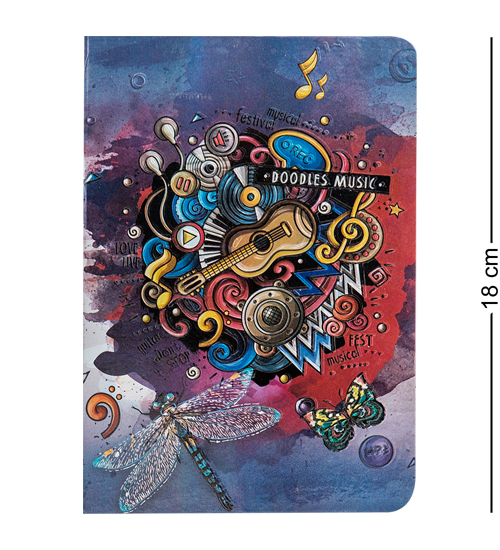 BM-05/1 Блокнот сред. "Звуки музыки"  (3D твердая обложка)