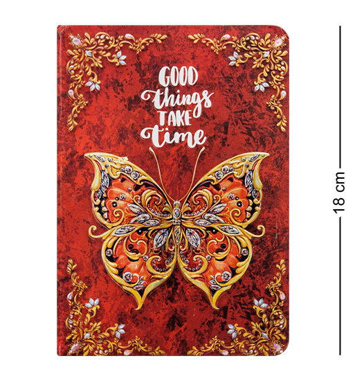 BM-07/3 Блокнот сред. "Бабочки" (3D твердая обложка)