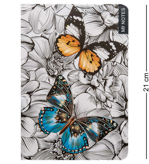 BM-18/2 Блокнот бол. "Тропические бабочки" (твердая обложка)