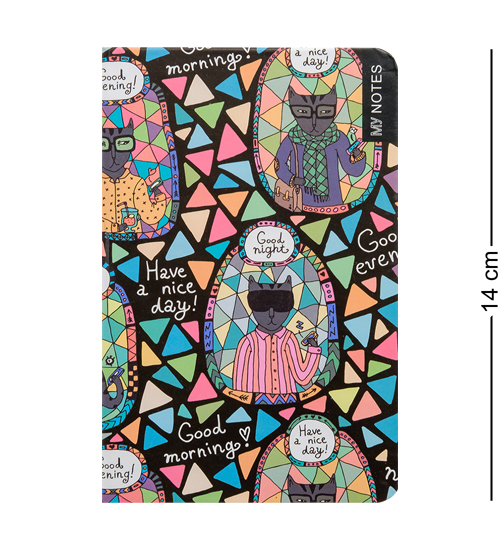 BM-22/2 Блокнот мал. "Богемные коты" (твердая обложка)