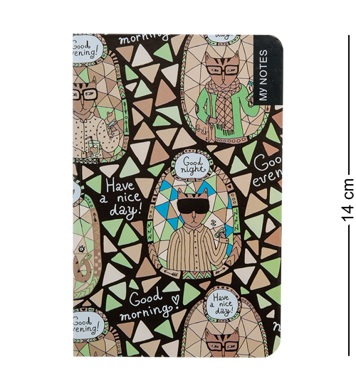 BM-22/4 Блокнот мал. "Богемные коты" (твердая обложка)