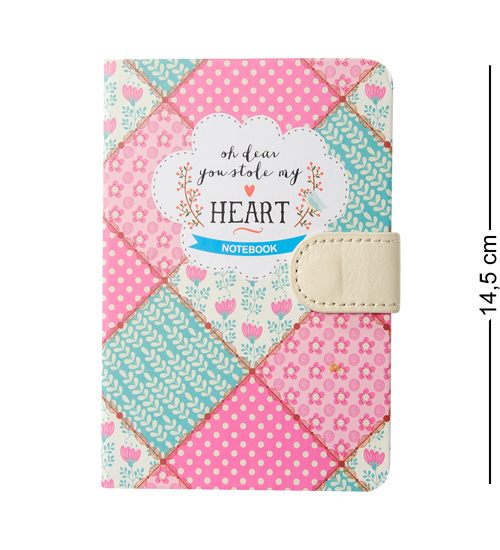 BM-50/3  Блокнот мал. "Лоскутный мильфлер" (твердая обложка)